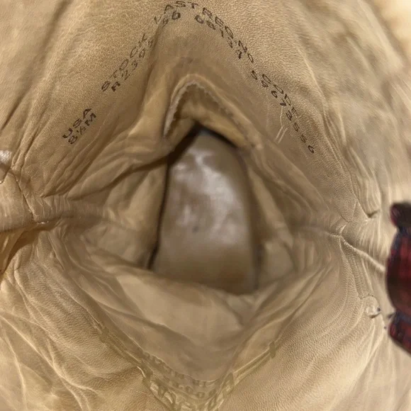 Corral Distressed Turquoise and Red Eagle Boots - Picture 12 of 12